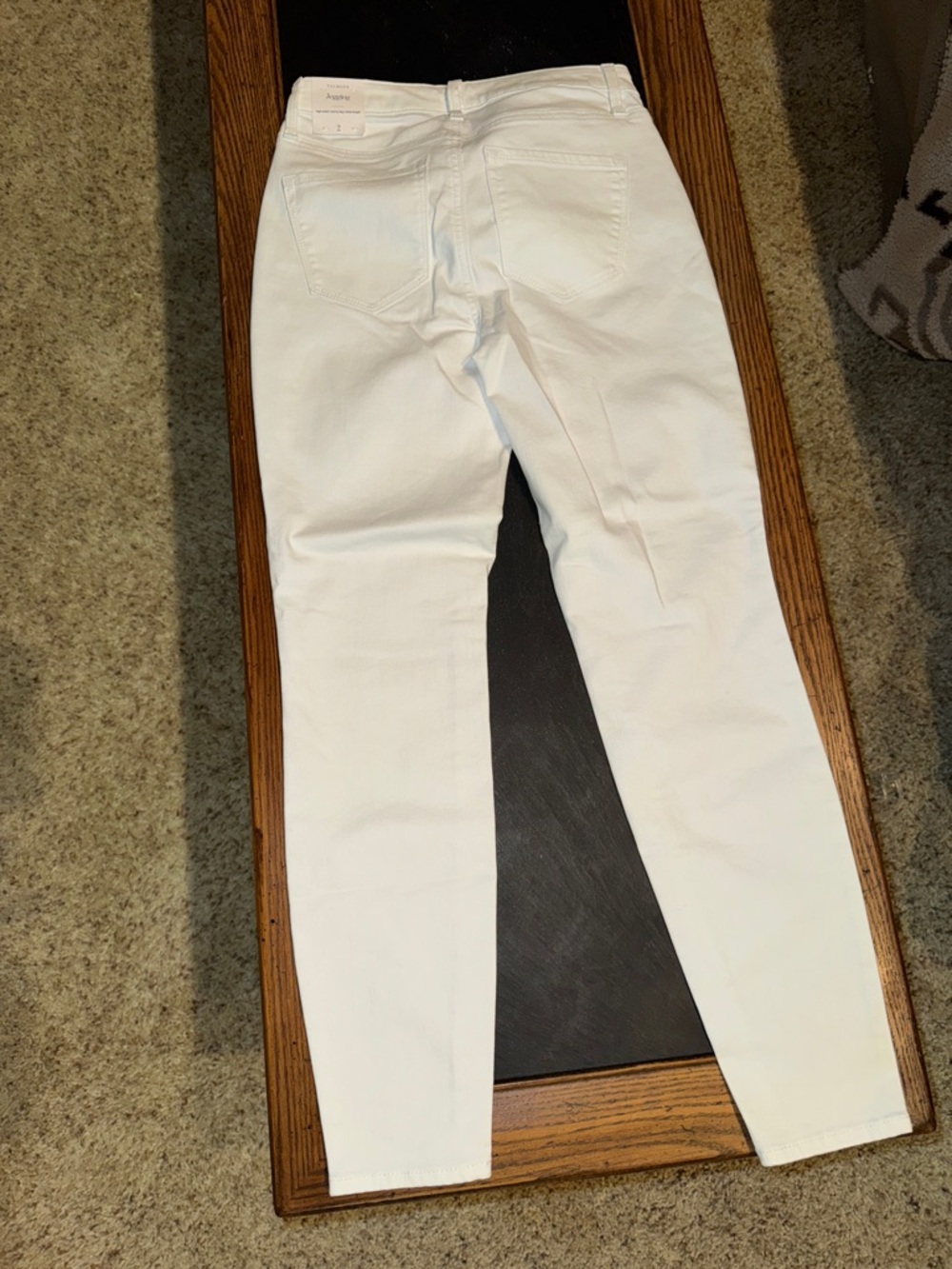 Talbots White High-Waist Jeggings - Picture 3 of 5